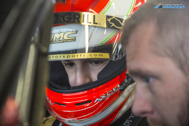 Bruno Carneiro in his racing helmet