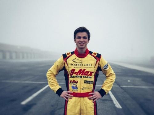 Bruno Carneiro wearing B-Max Racing suit
